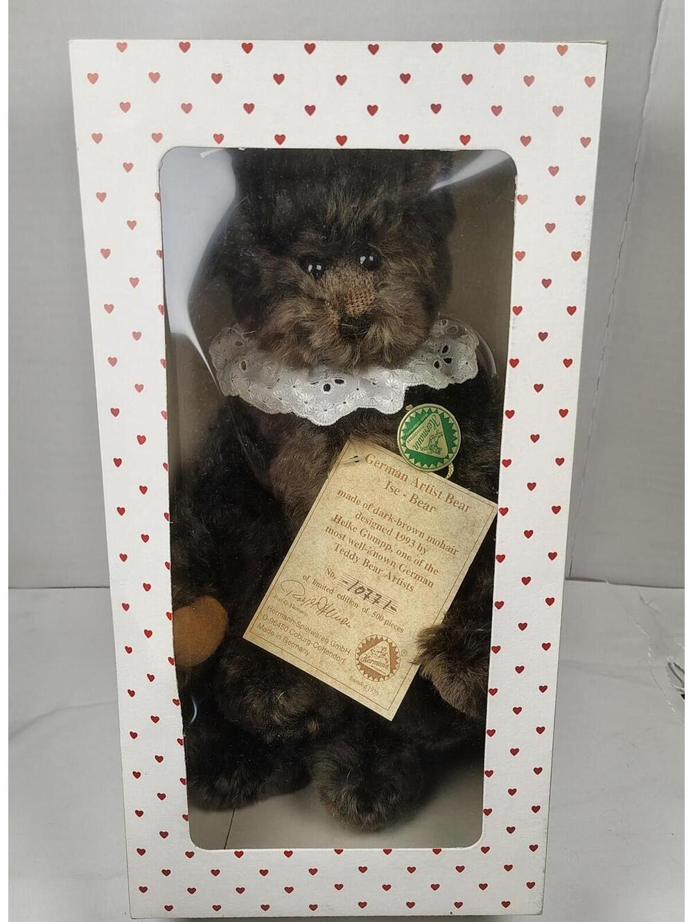 Steiff German Artist Bear Limited Edition 1993 mohair  Rare